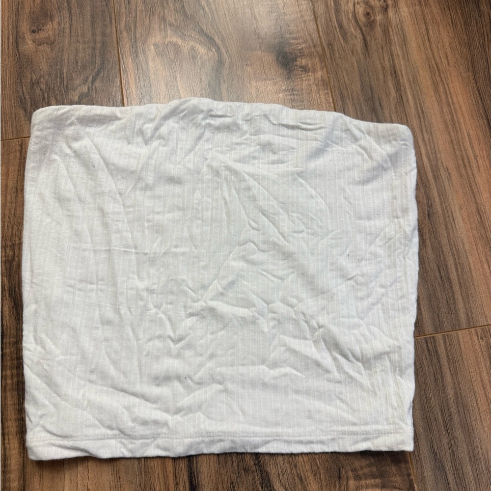 American Eagle Outfitters Soft Ribbed Top in White